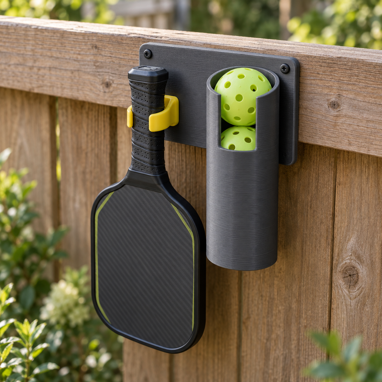 Courtside Paddle & Ball Caddy