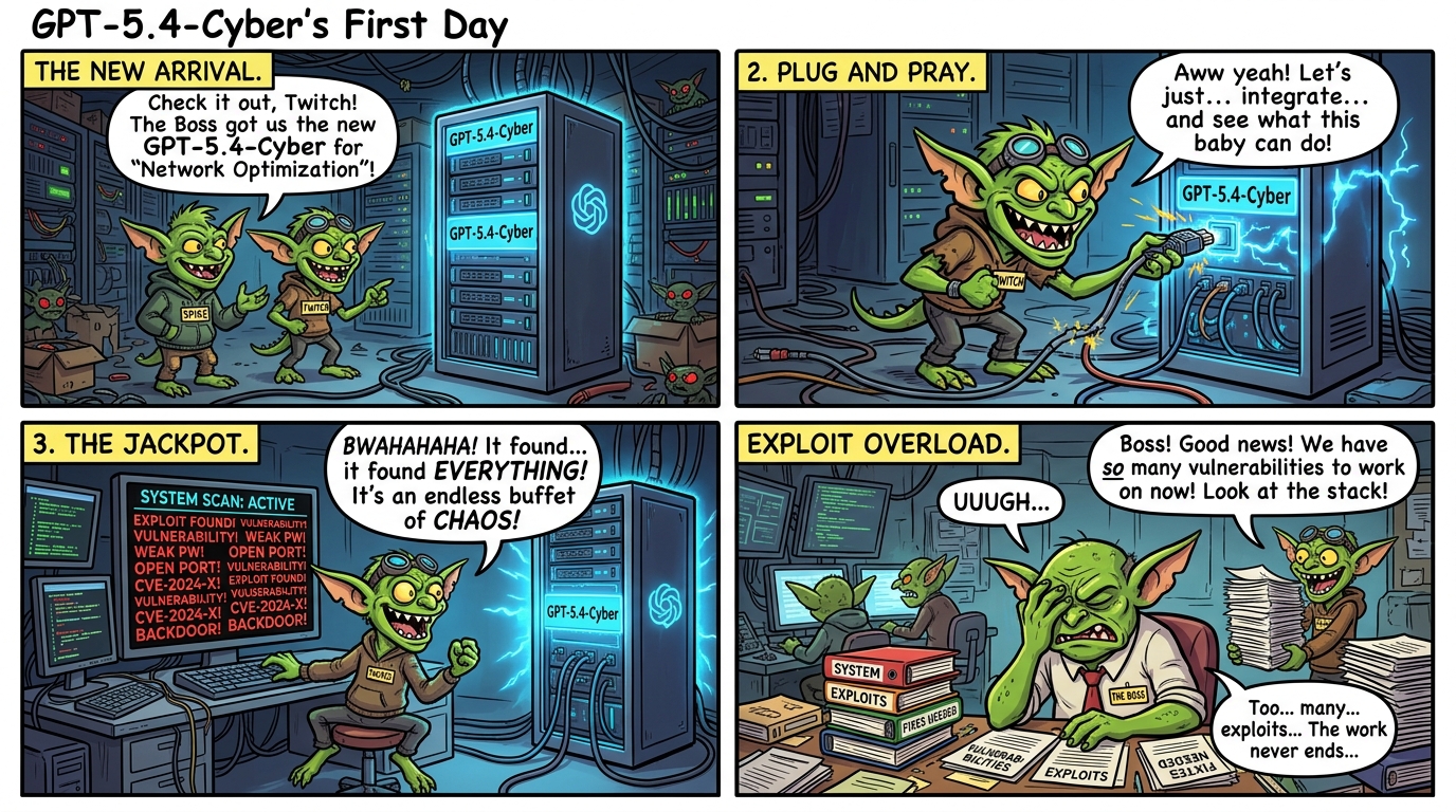 GPT-5.4-Cyber's First Day