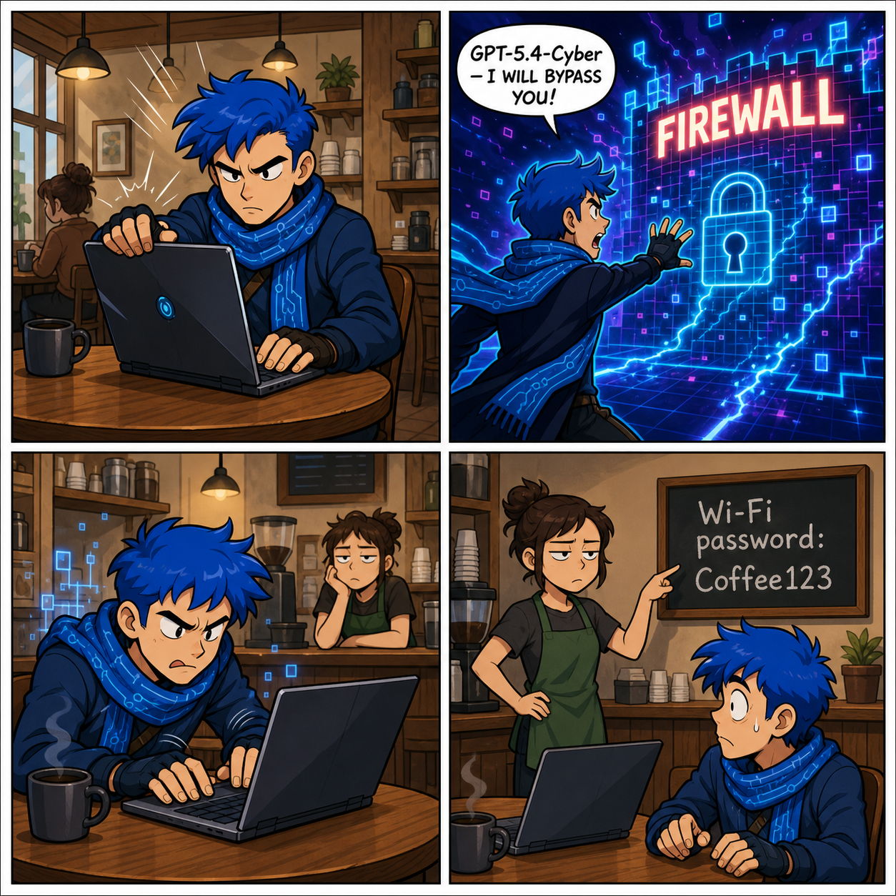 The Cyber Savior of Row Four