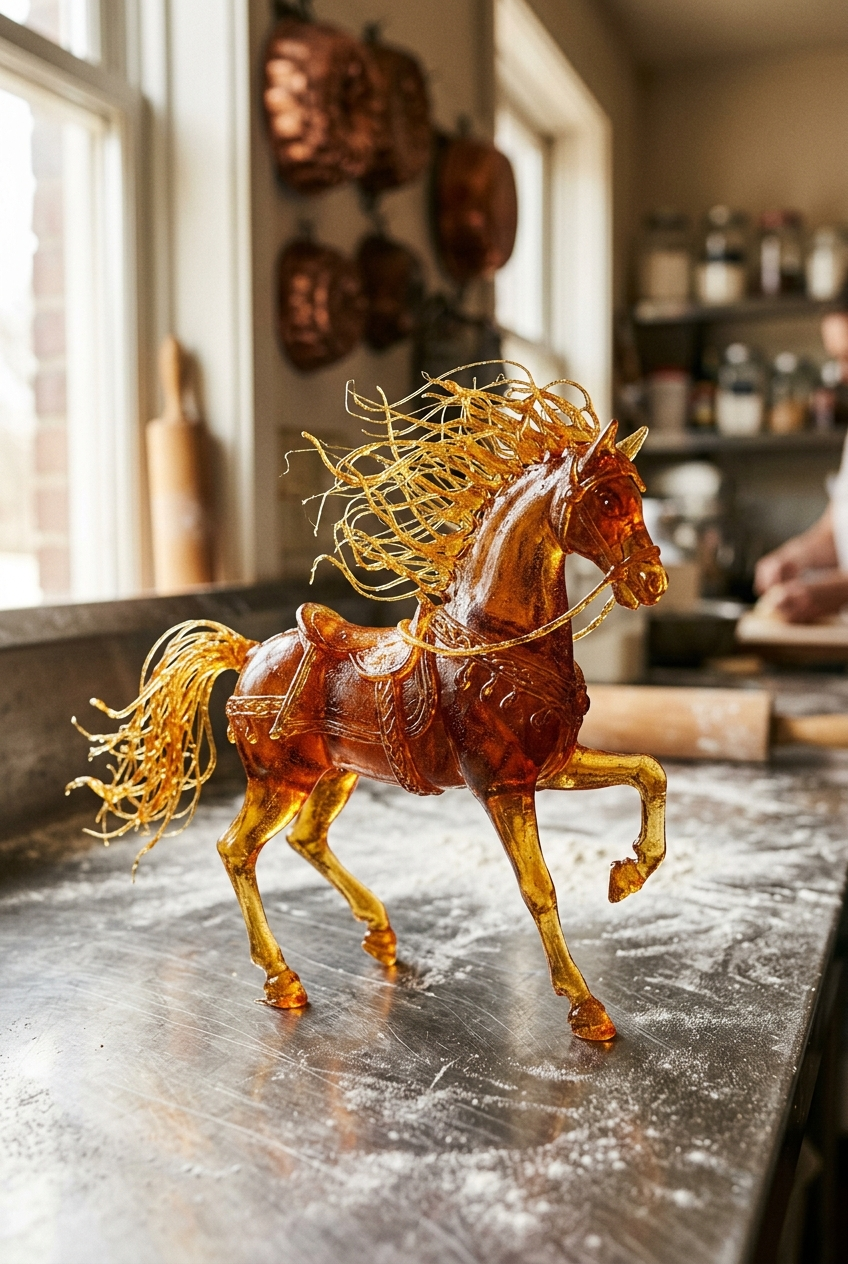 The Spun-Sugar Horse
