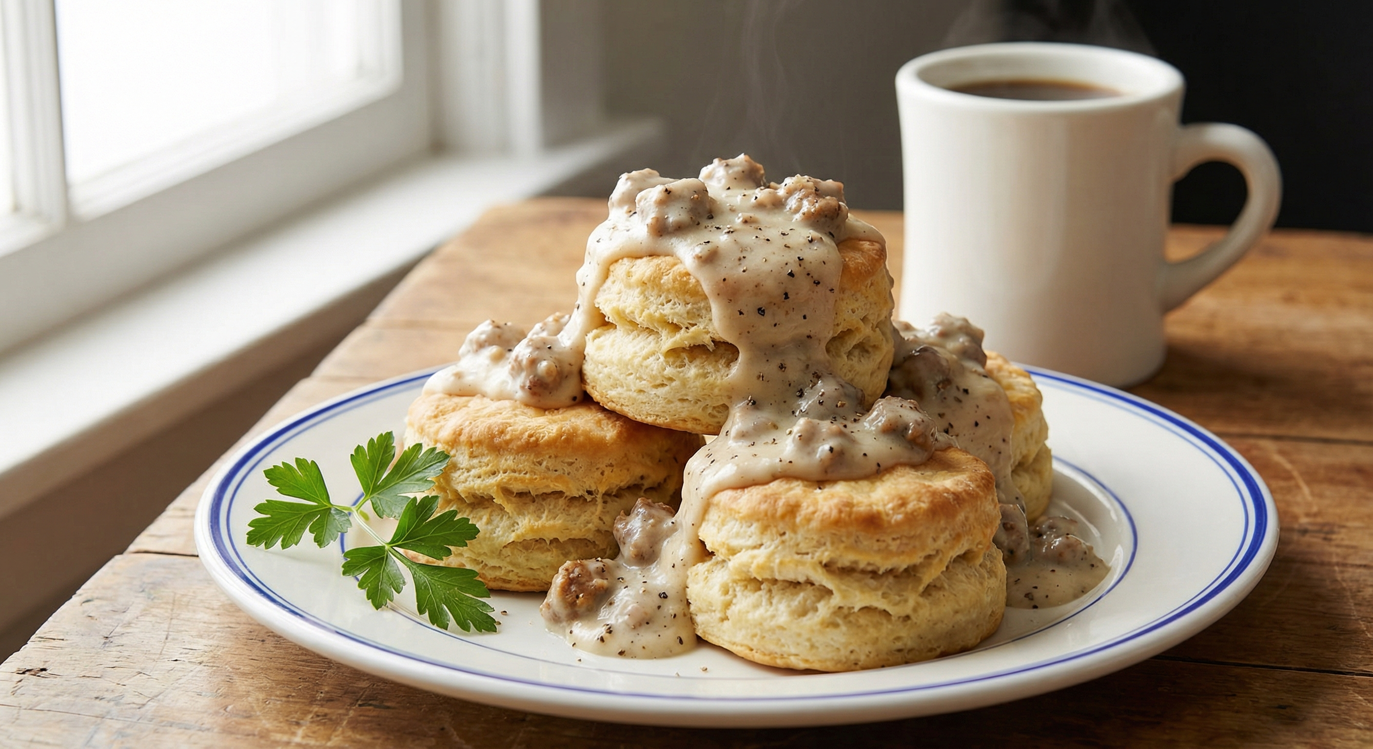 Biscuits and Sausage Gravy