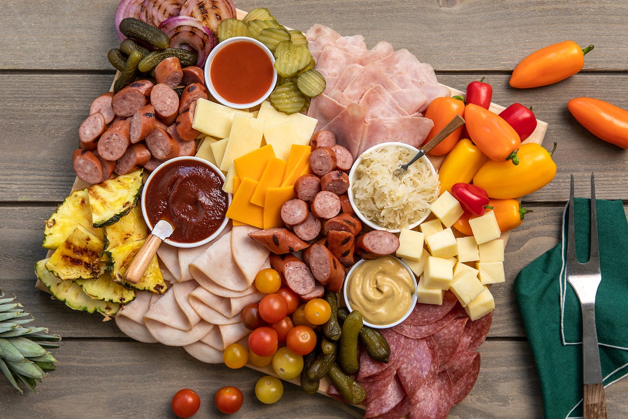 Cheese and Sausage Board