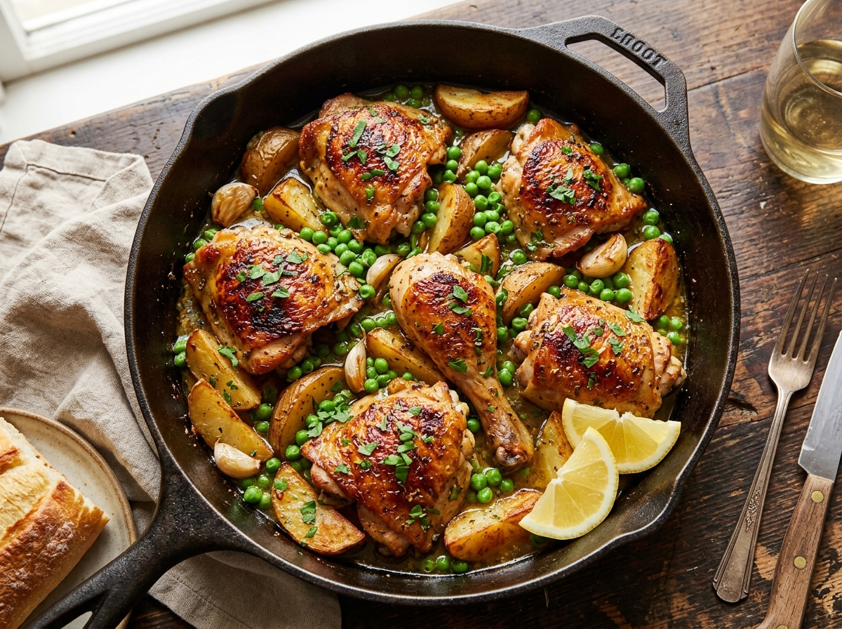 Chicken Vesuvio