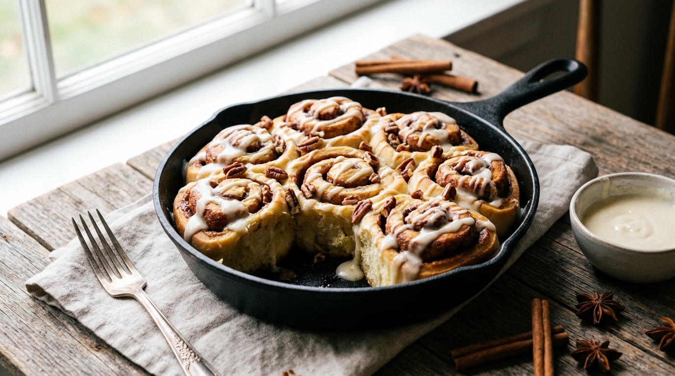 Cinnamon Rolls with Cream Cheese Frosting