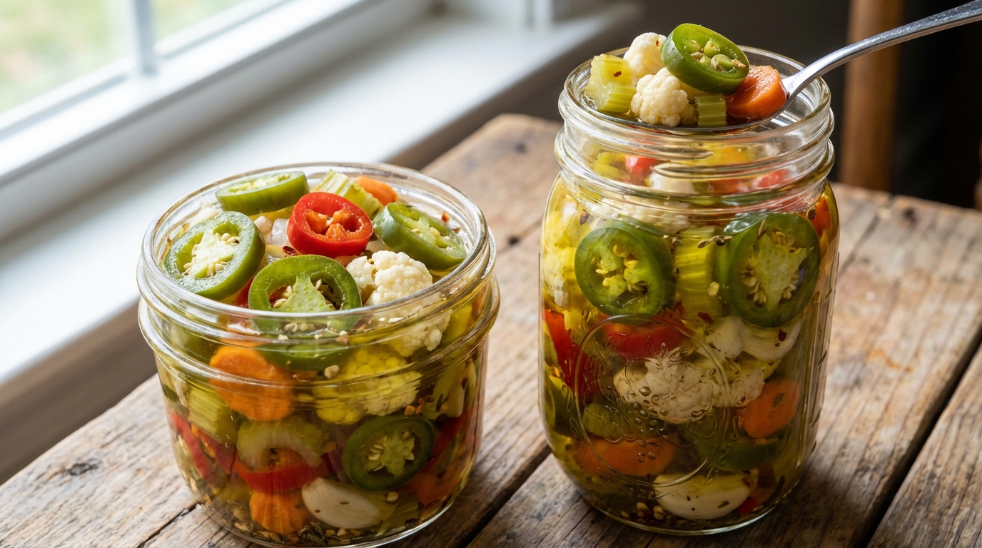 Fresh Giardiniera (Chicago-Style Hot)