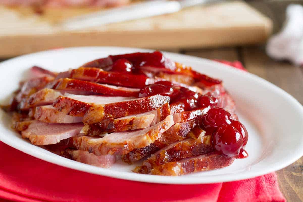 Michigan Cherry-Glazed Ham