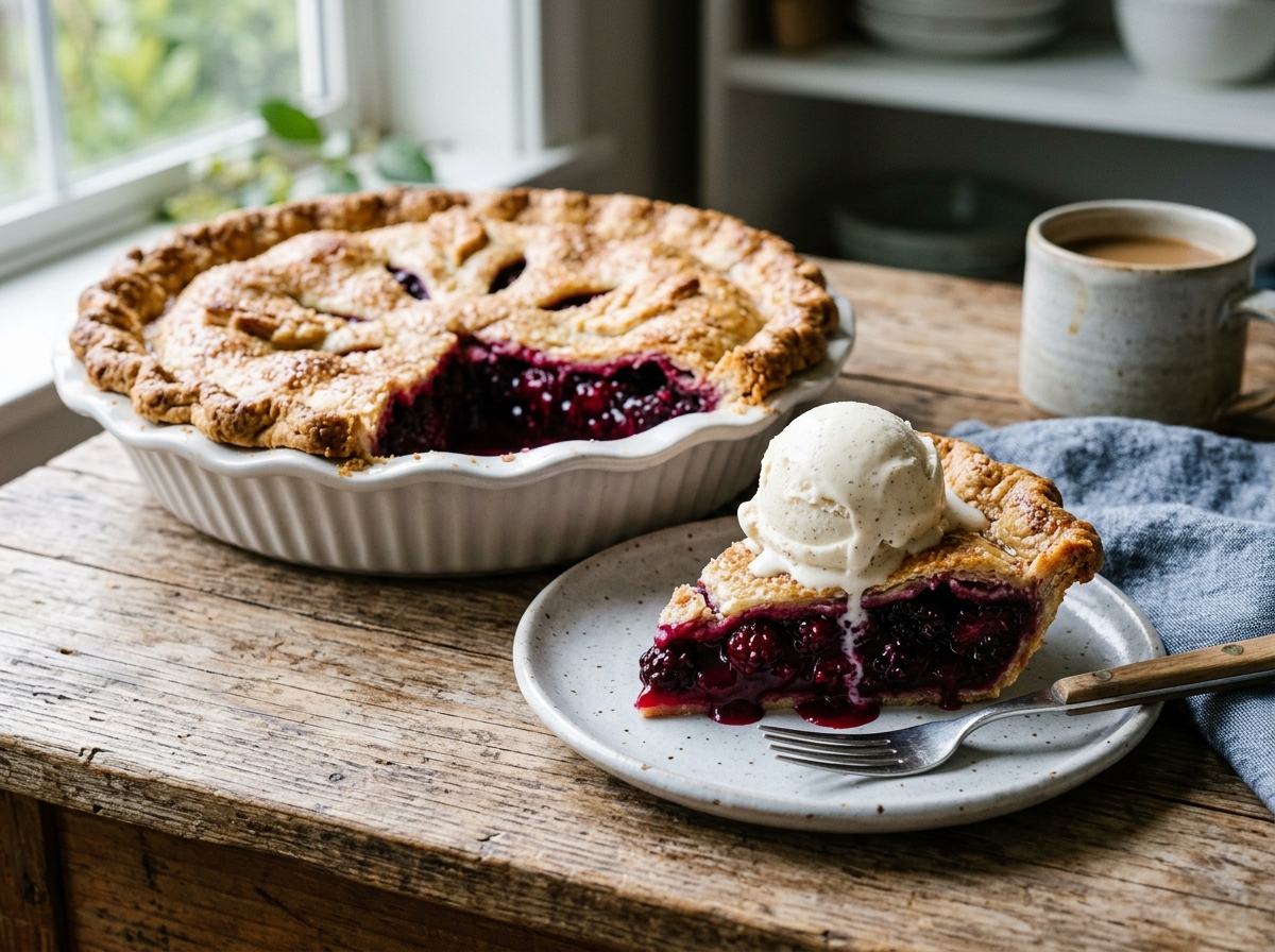 Oregon Marionberry Pie