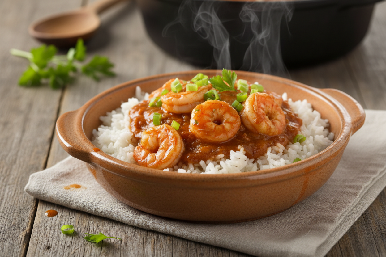 Classic New Orleans Shrimp Etouffee