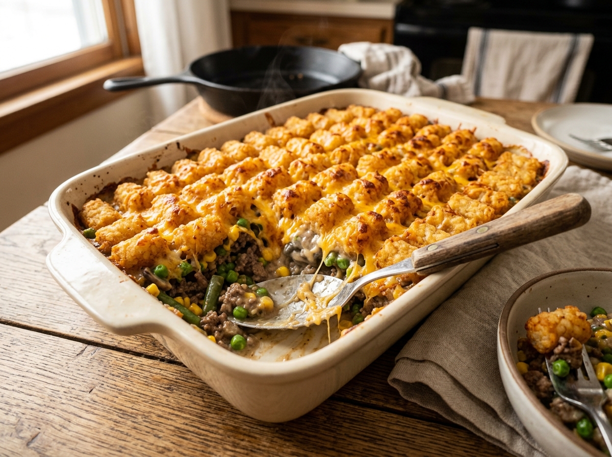 Tater Tot Hotdish
