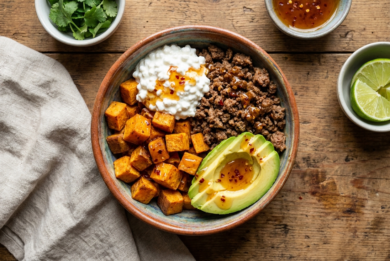 Cottage Cheese Taco Bowl