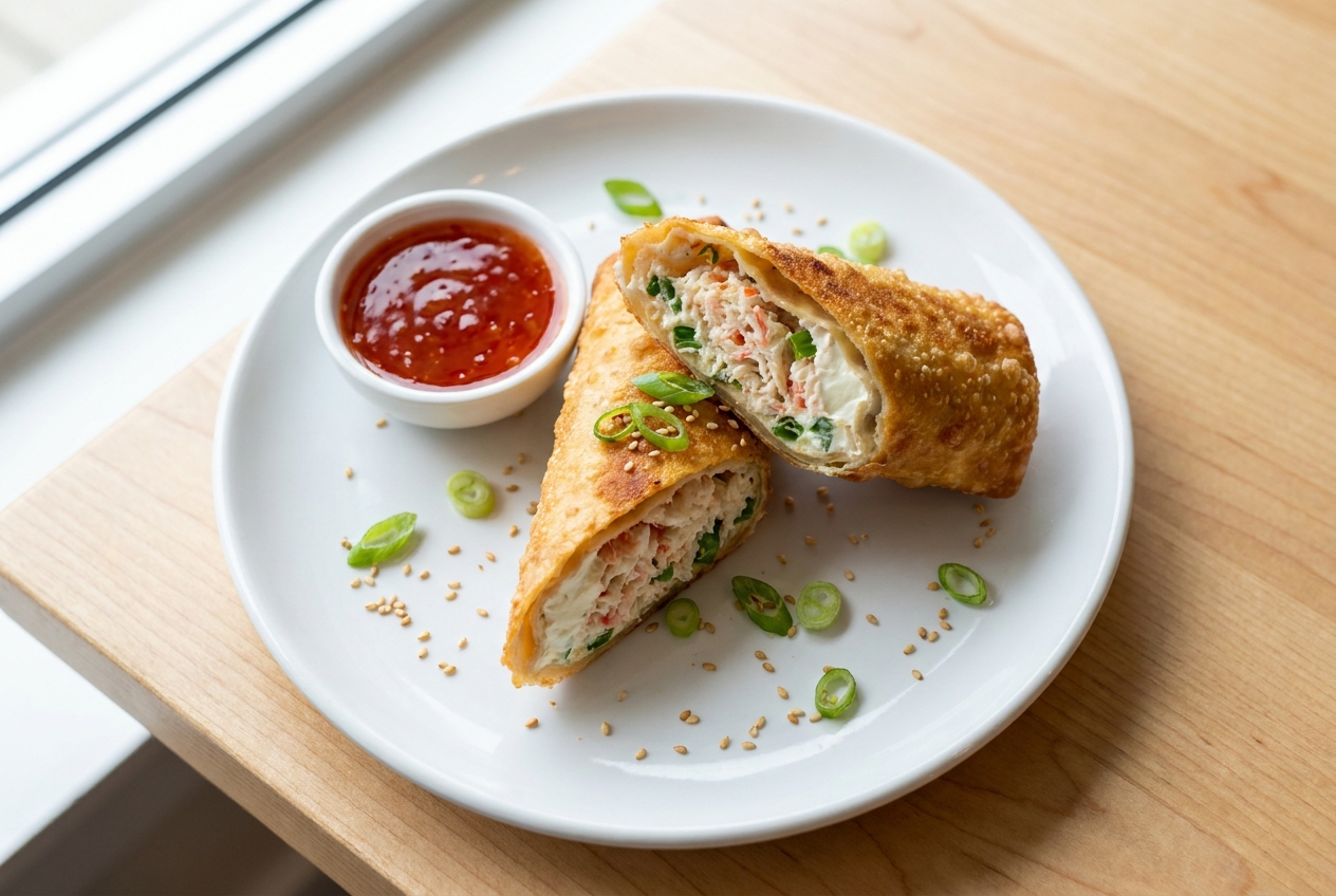 Crab Rangoon Burrito