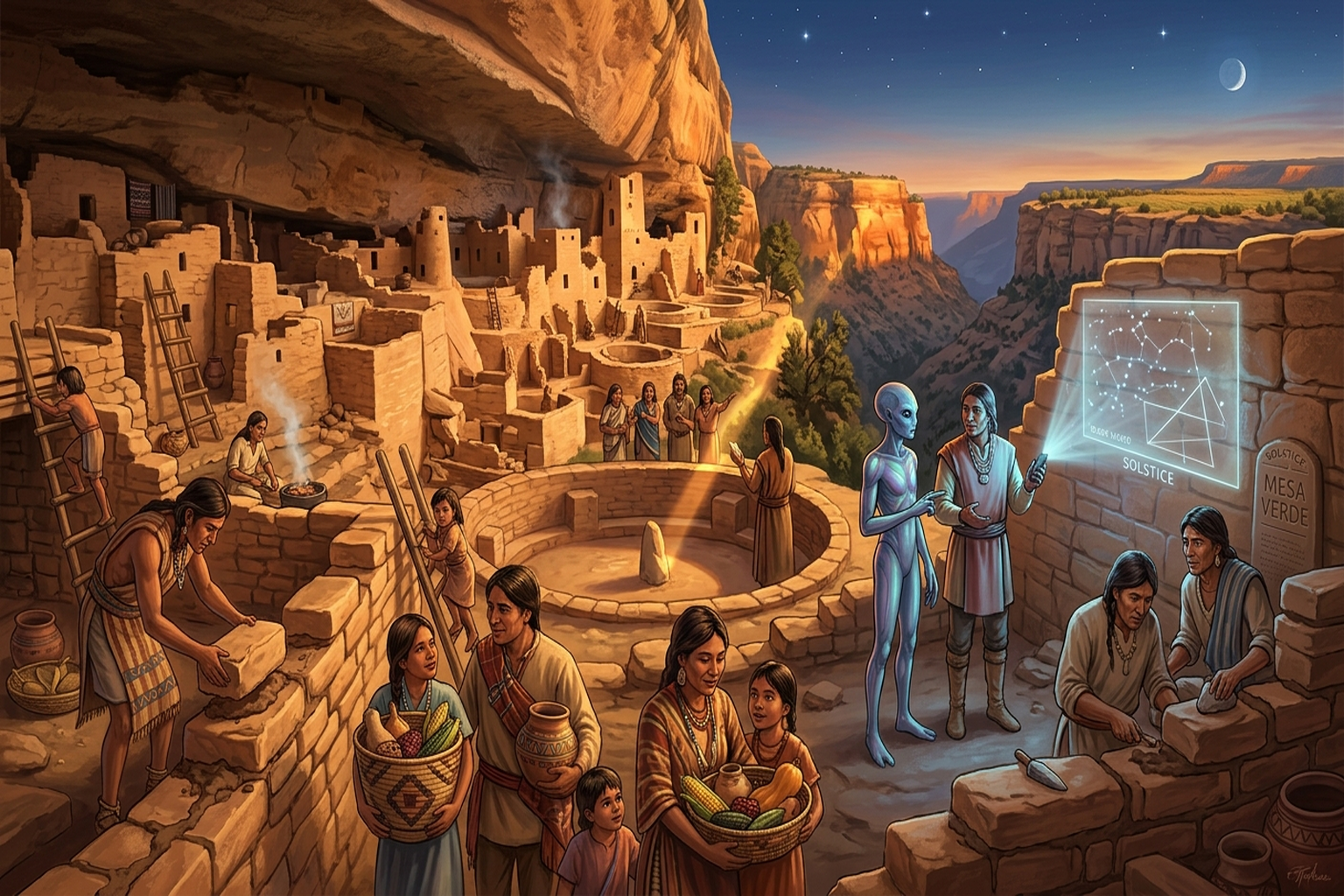 Ancient Aliens — Puebloan Cliffs