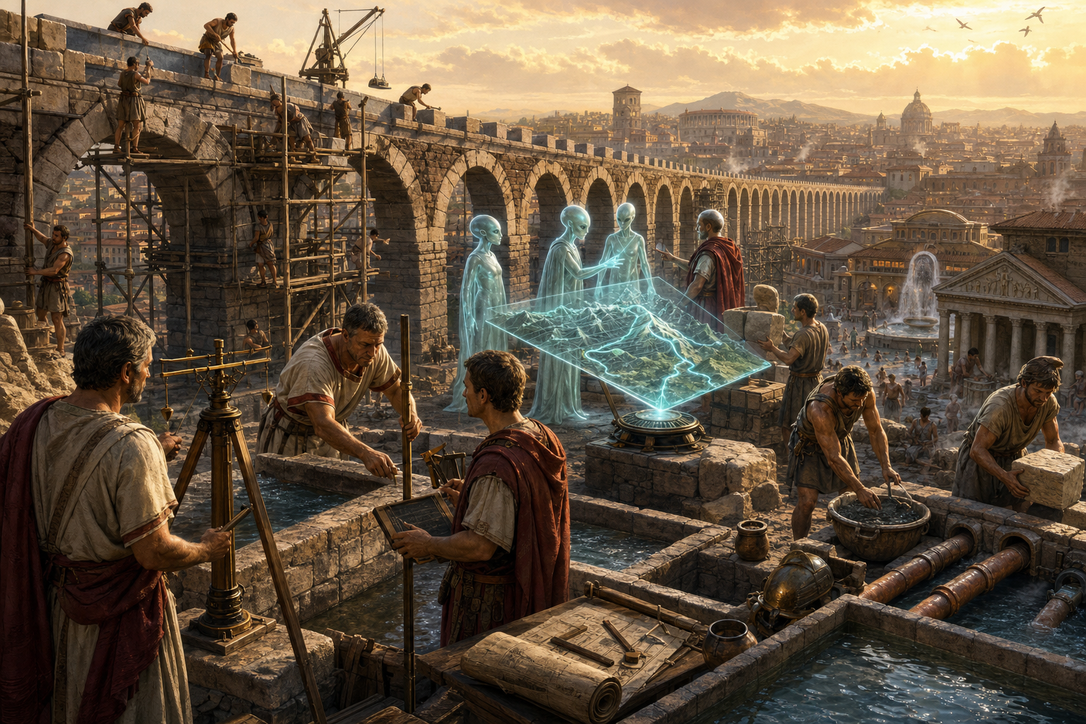 Ancient Aliens — Roman Aqueduct