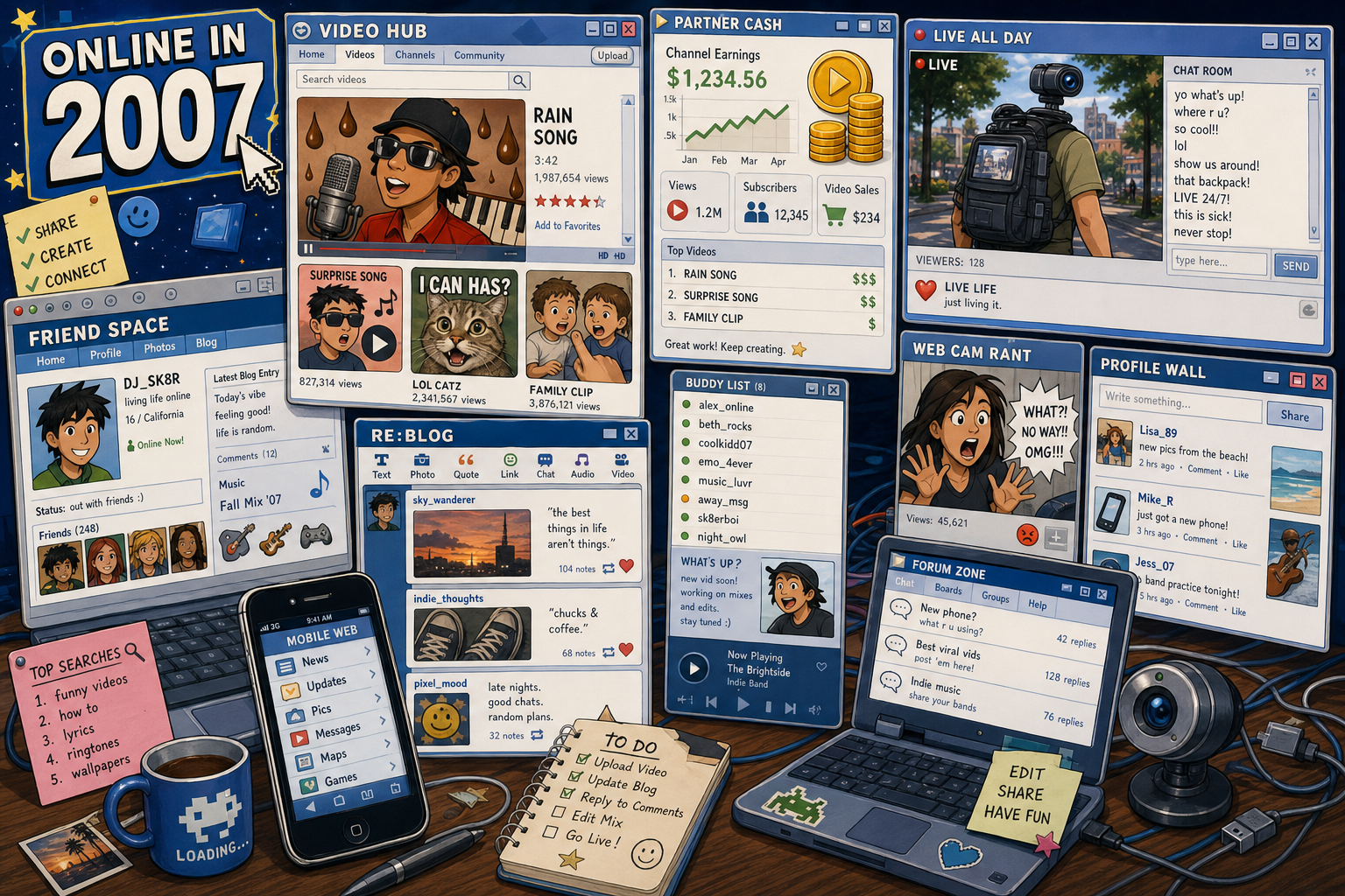 Internet Culture Timeline — 2007