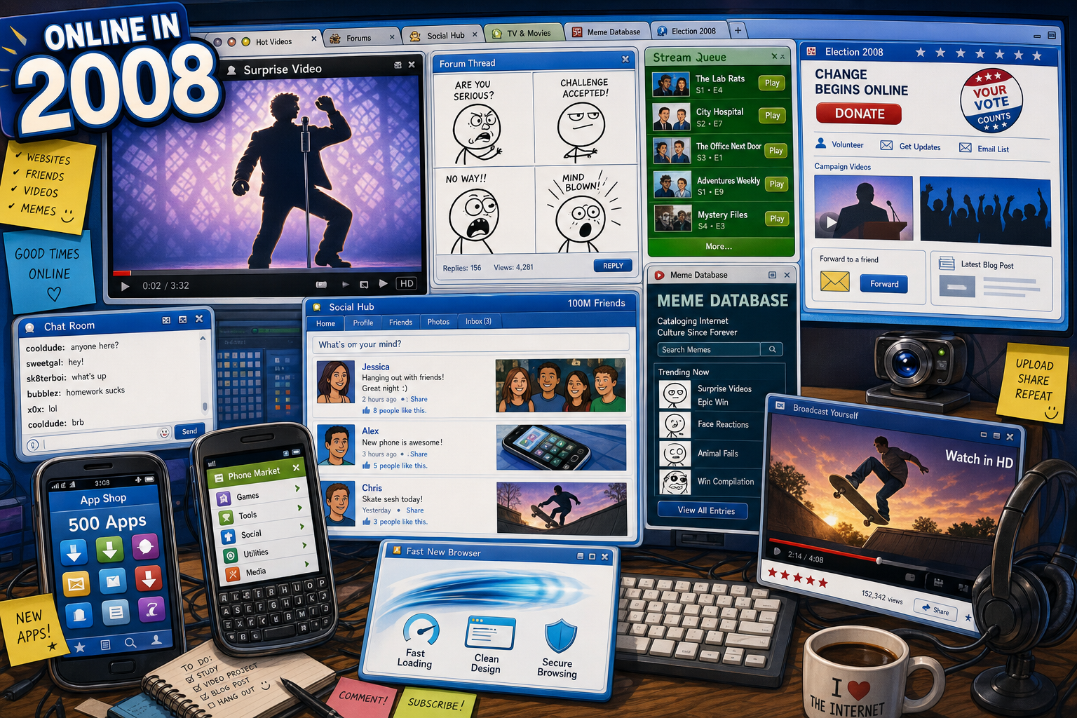 Internet Culture Timeline — 2008
