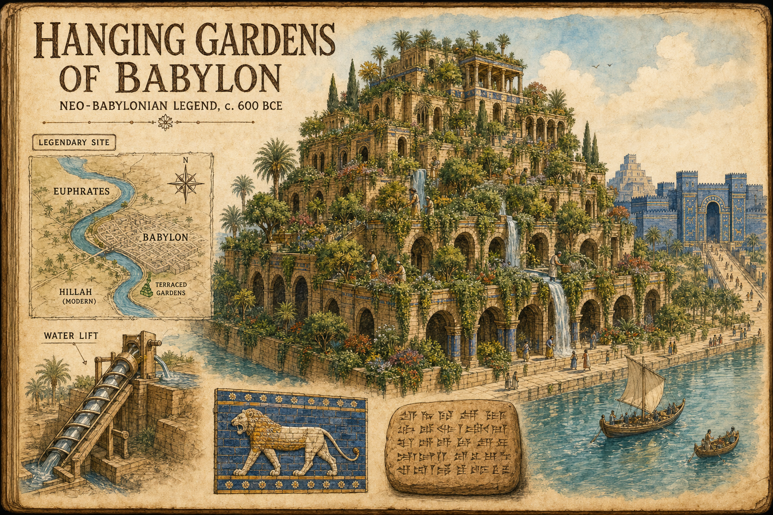 Lost Cities of Antiquity — Hanging Gardens of Babylon