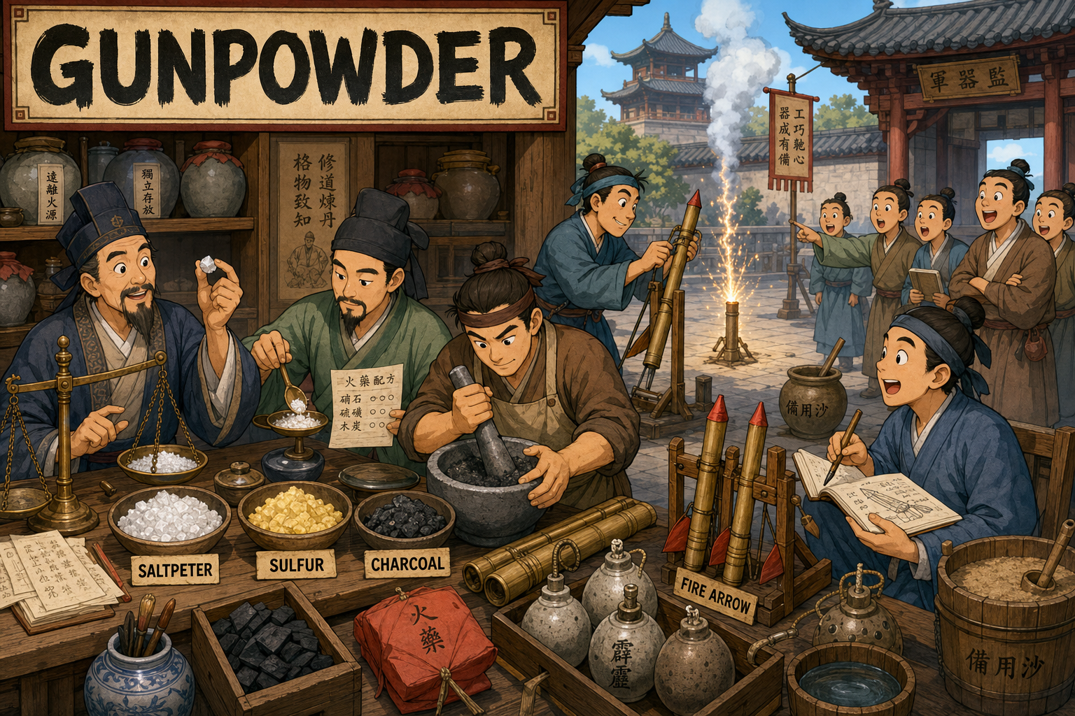 Technology Milestones — 10 Gunpowder