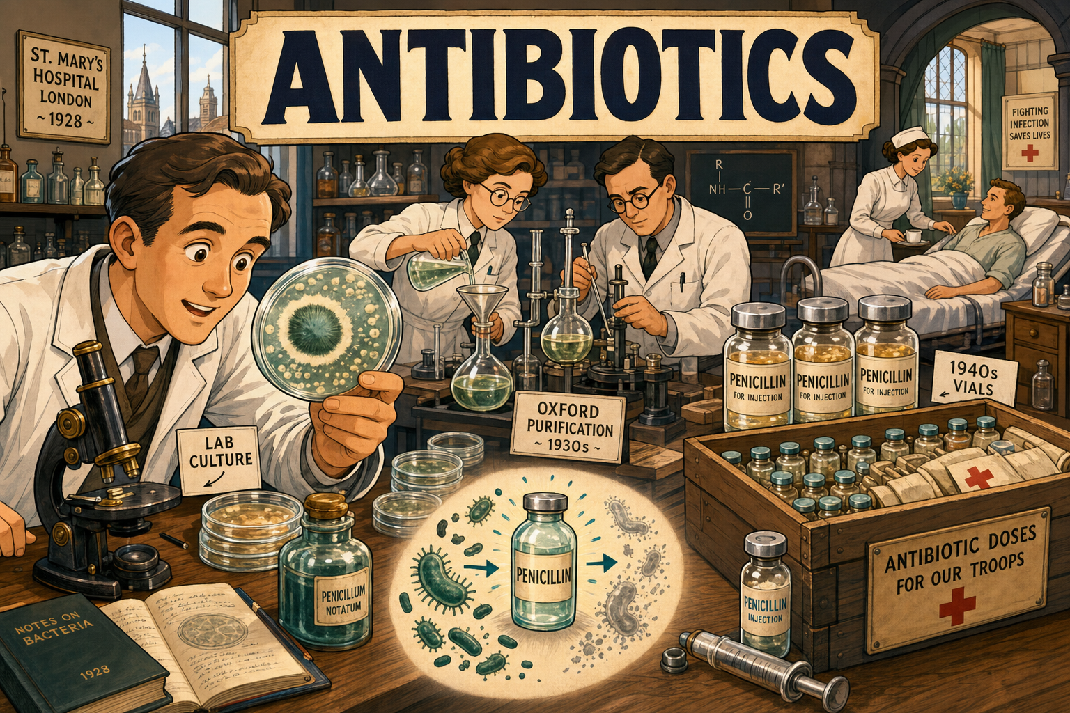 Technology Milestones — 25 Antibiotics