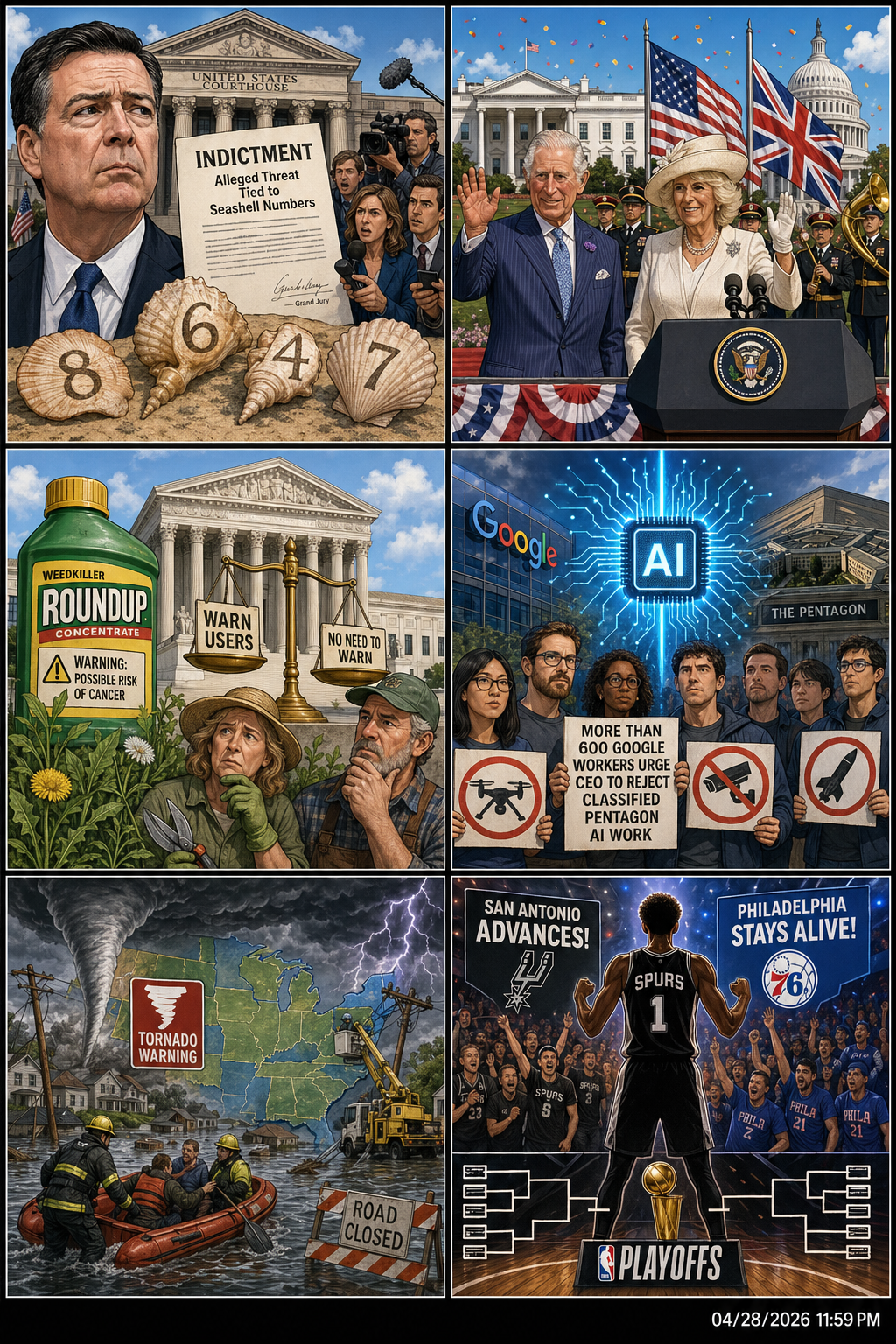 Daily News Collage 4 28 26