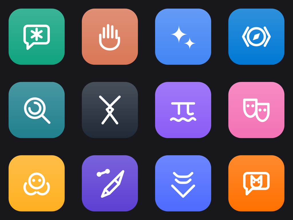 Synthetica AI - Chat Assistant Icon Pack