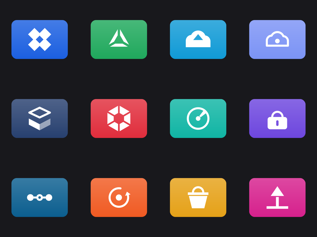 Driveblock — Cloud Storage Icons