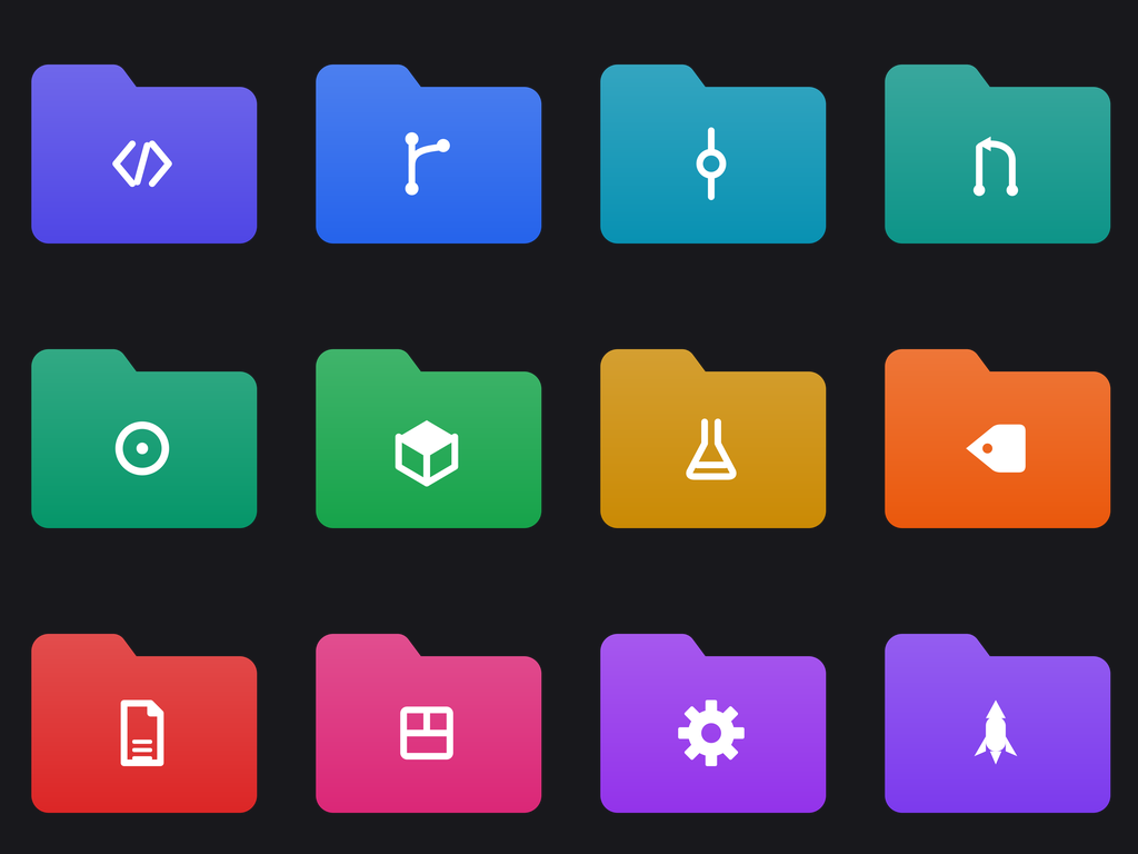 DevDesk — Developer Folder Icons