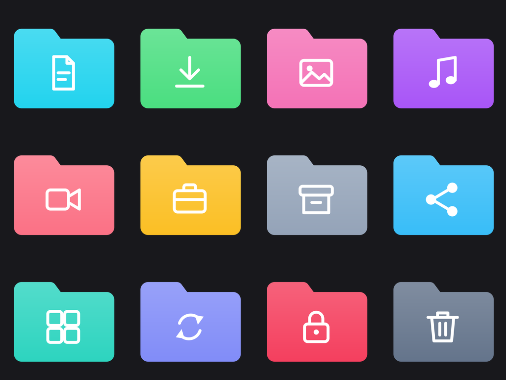 Glow Folders
