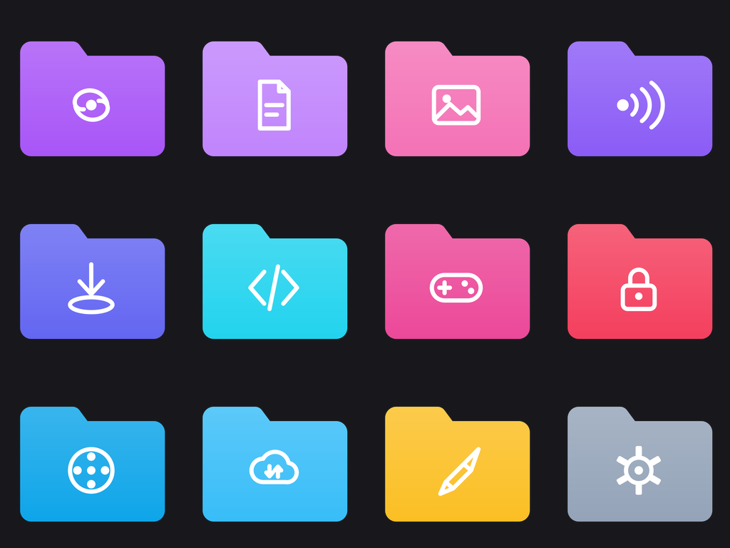 NebulaFlow Cosmic Folder Pack