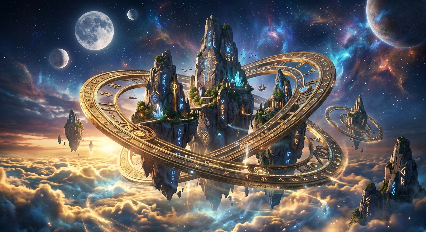 Floating Astrolabe Mountains