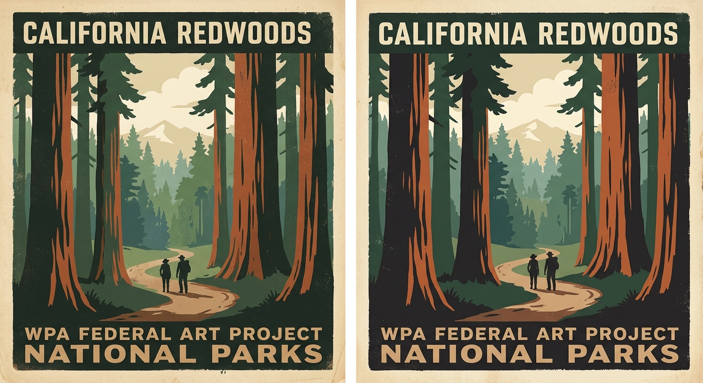 WPA National Park Silkscreen