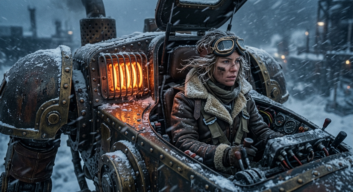 Ice-Cutter Mech Suit Pilot