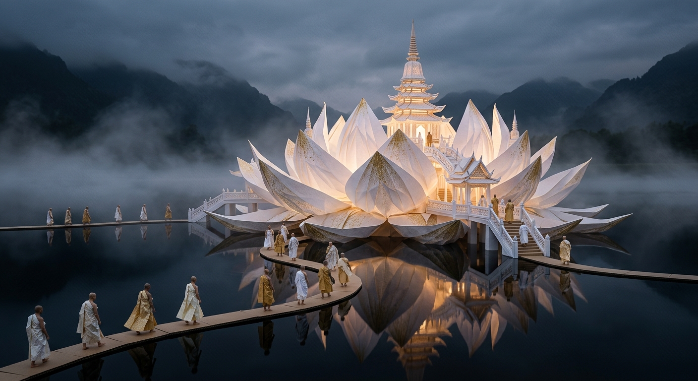 The Floating Lotus Temple