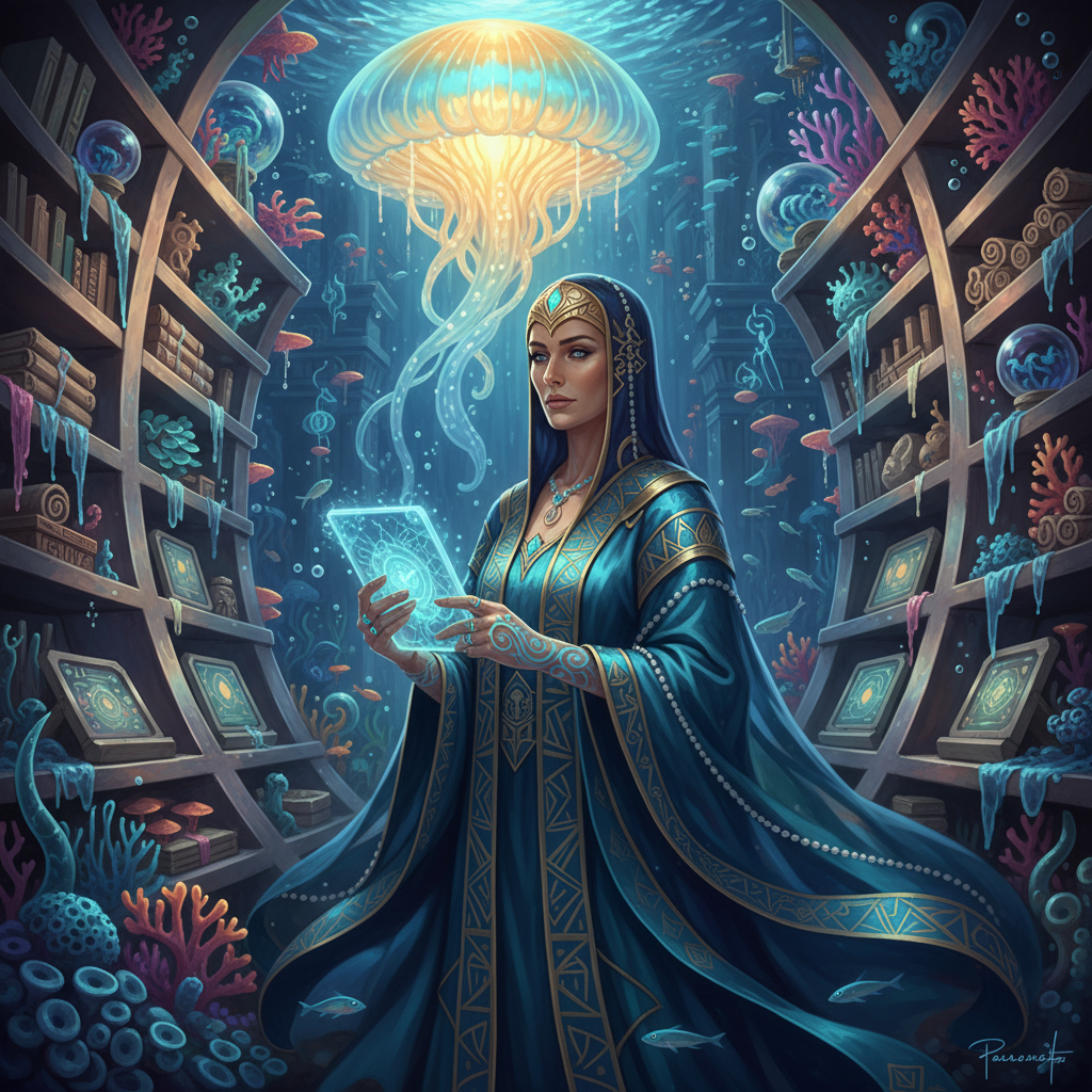 Atlantean Scholar Portrait