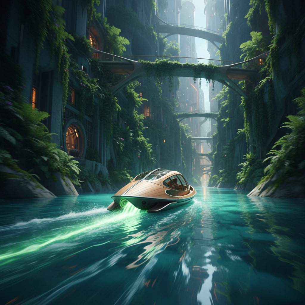 Algae-Powered Skiff Journey