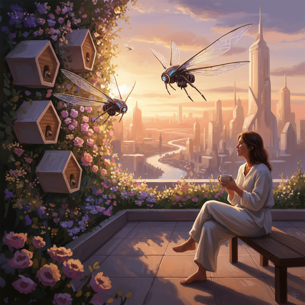 Rooftop Drone Apiary