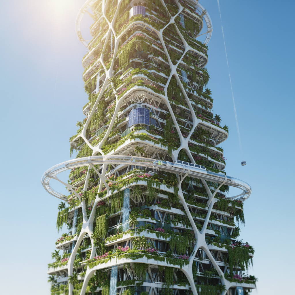 The Sky-Garden Megastructure