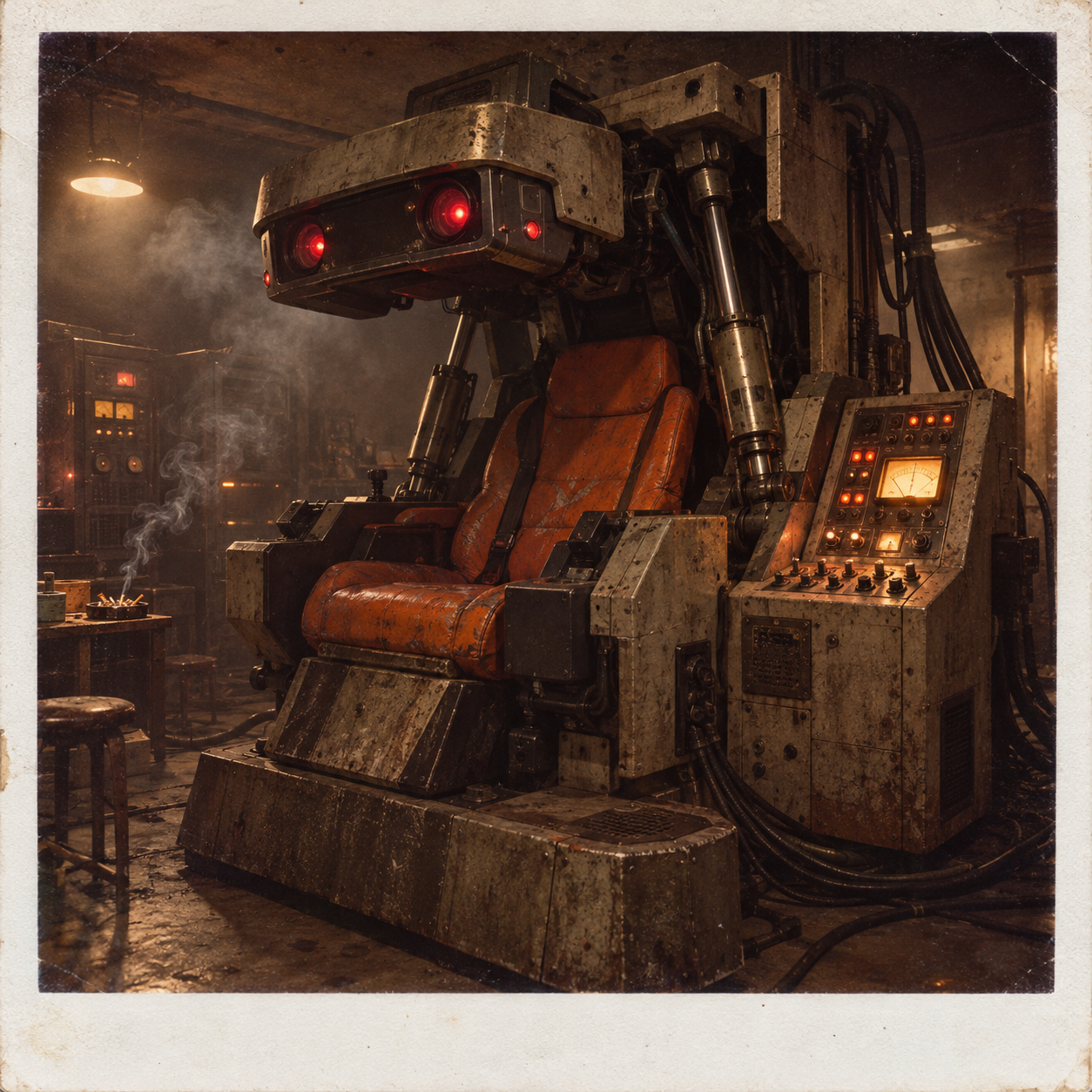 Brutalist VR Arcade Pod