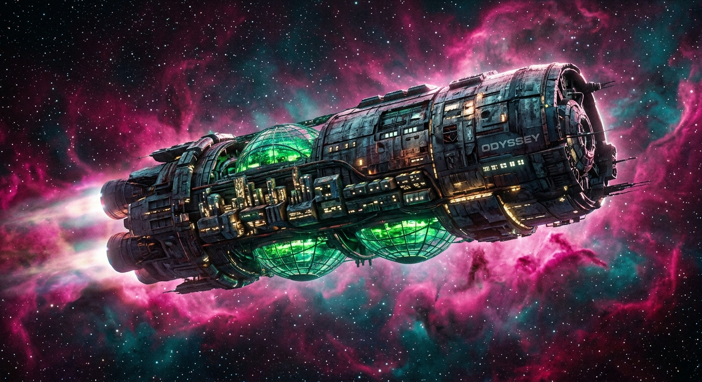 Nomadic Generation Ship