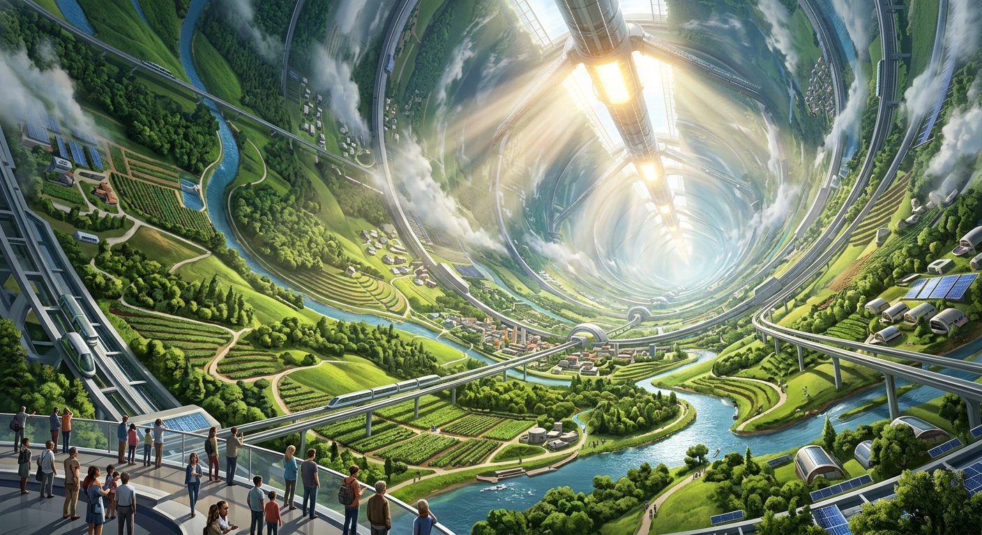 Orbital Ring Agriculture