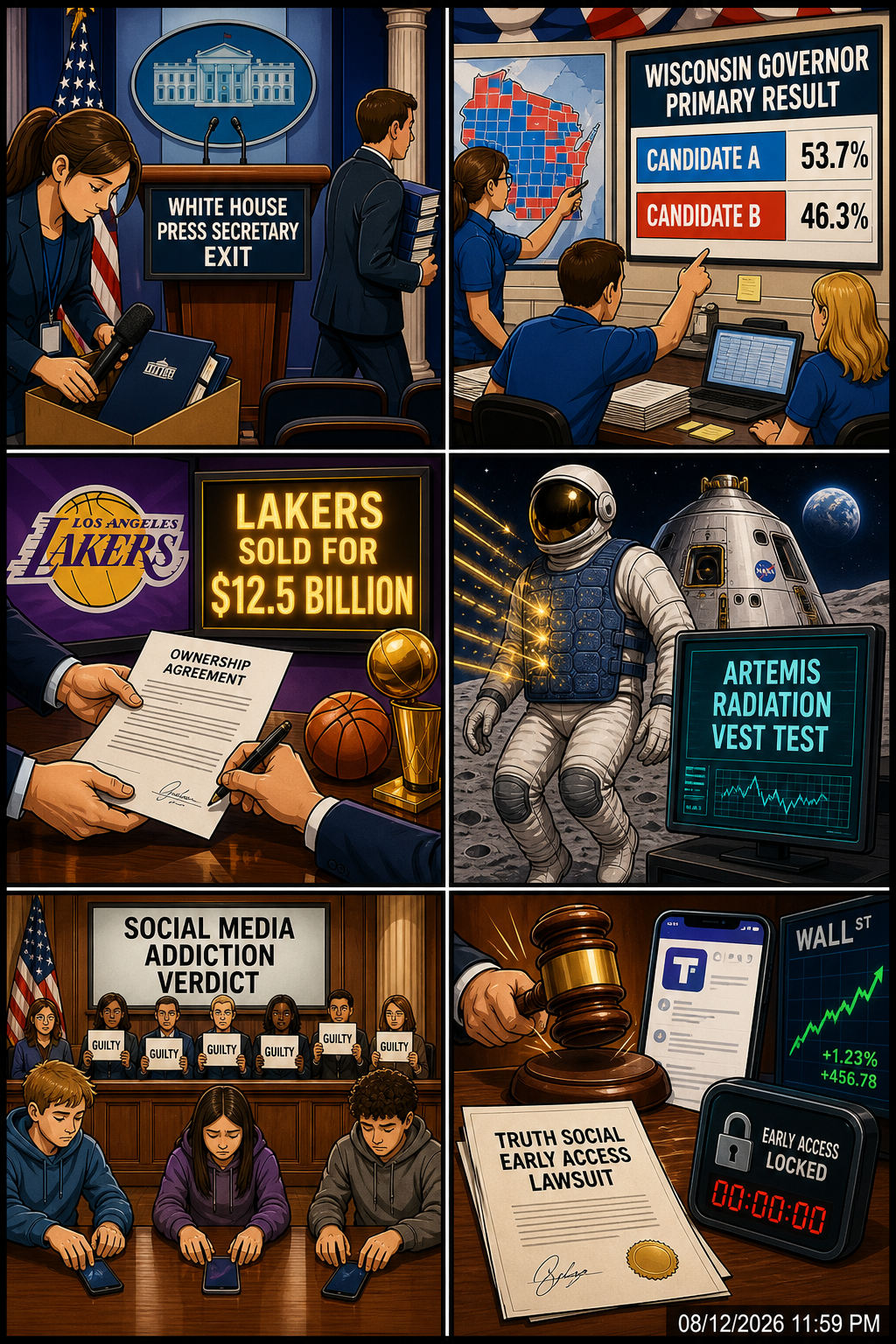 Daily News Collage 8 12 26