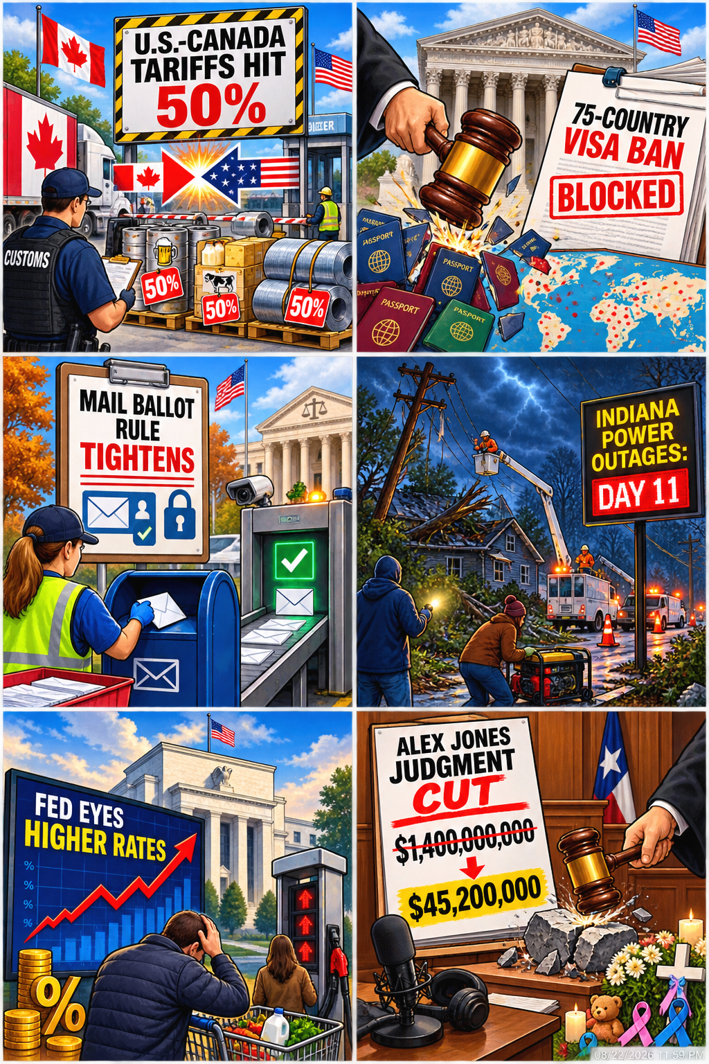 Daily News Collage 8 22 26