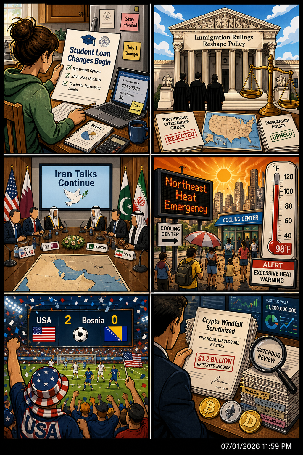 Daily News Collage 7 1 26