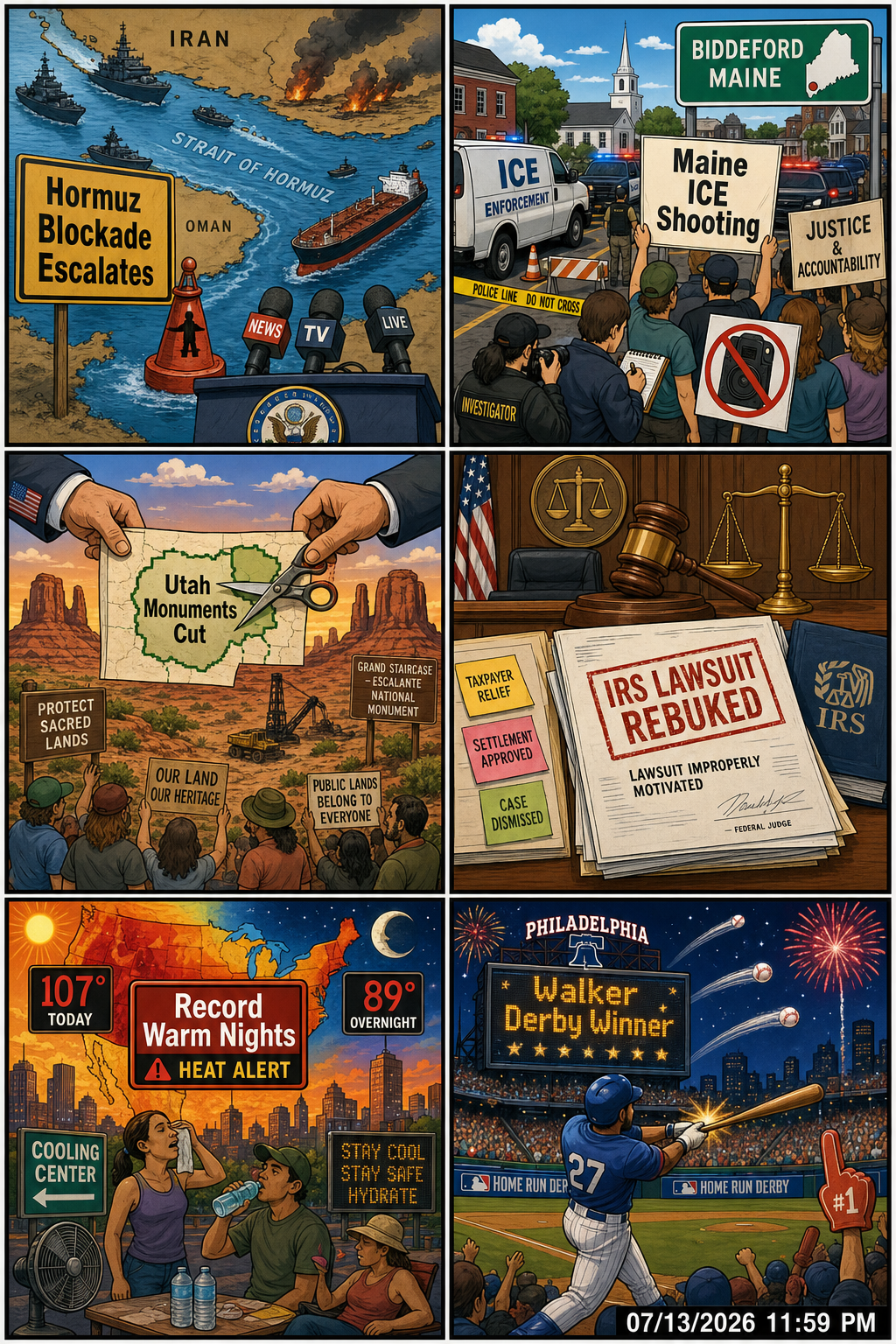 Daily News Collage 7 13 26