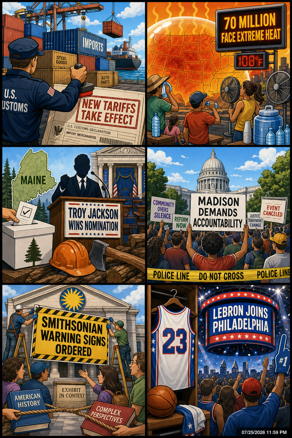 Daily News Collage 7 25 26