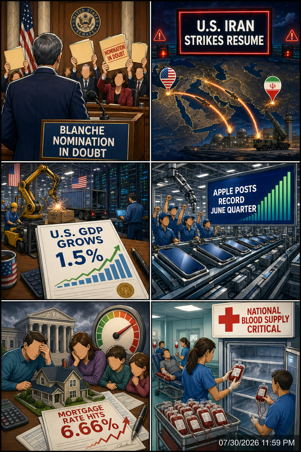 Daily News Collage 7 30 26