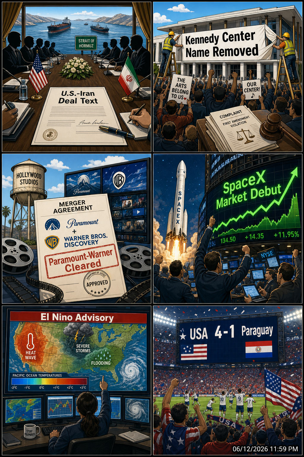 Daily News Collage 6 12 26