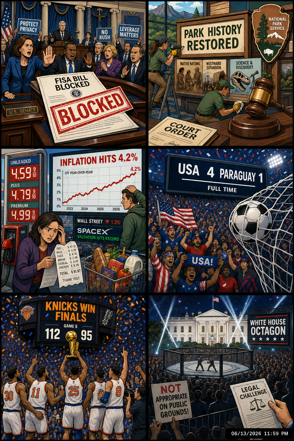 Daily News Collage 6 13 26