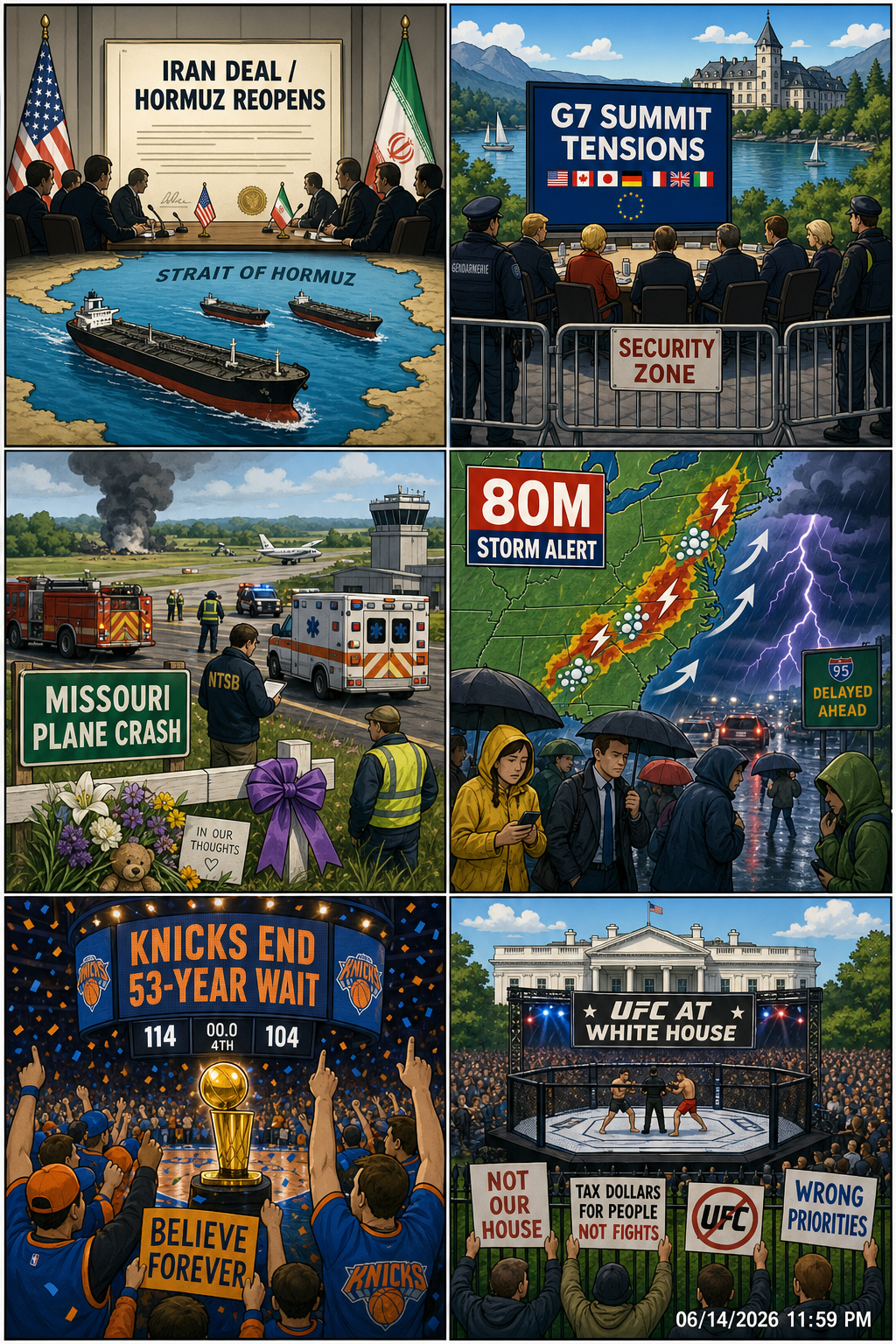 Daily News Collage 6 14 26