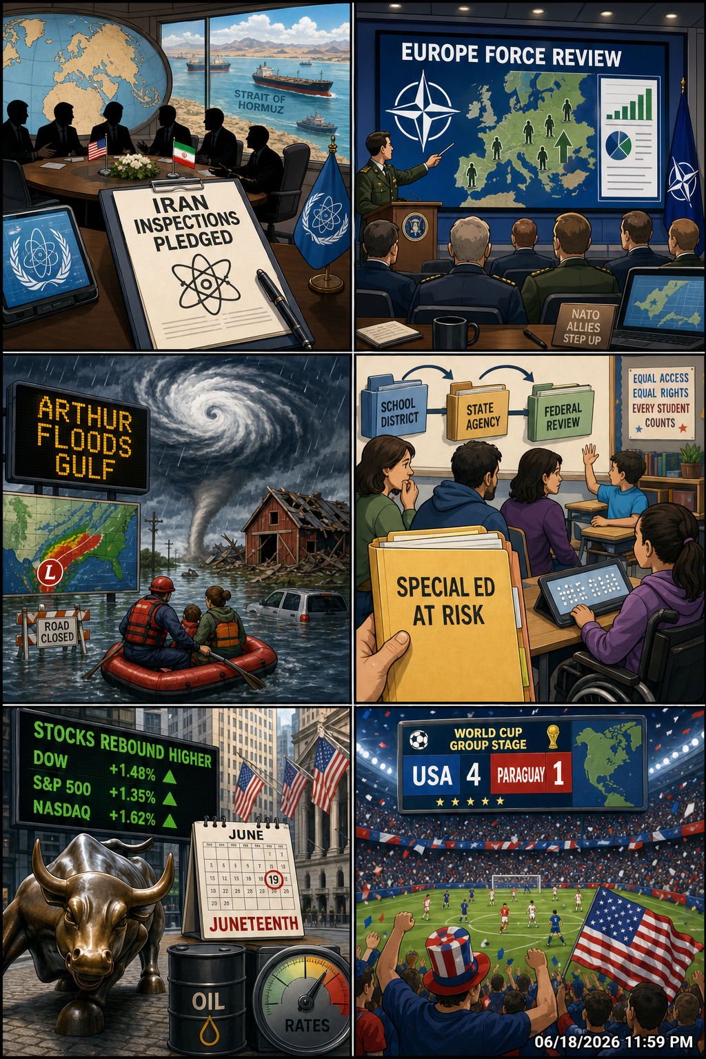 Daily News Collage 6 18 26