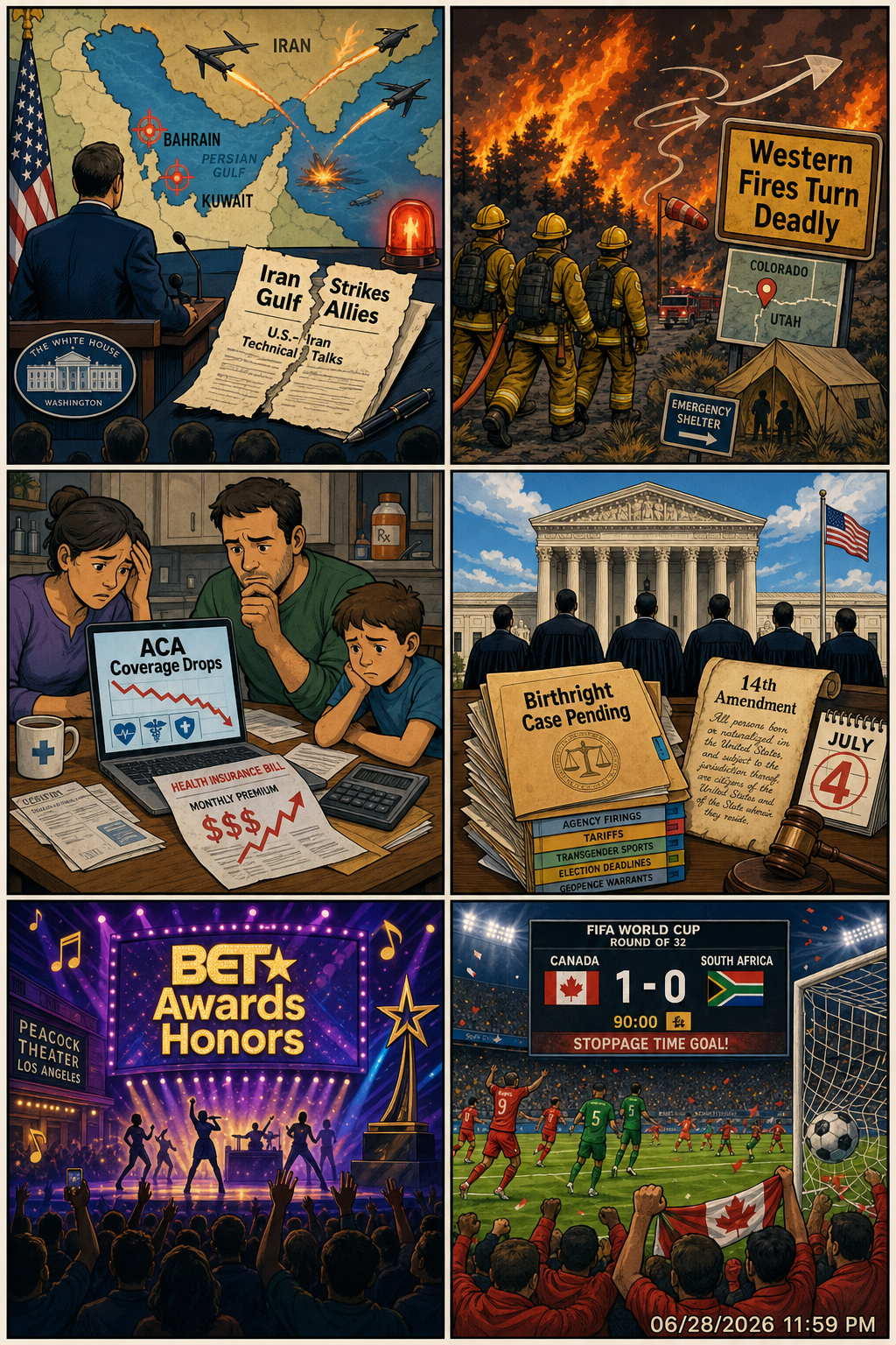 Daily News Collage 6 28 26